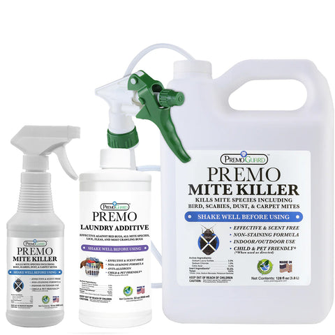 Premo Guard Dust Mite Spray and Laundry Additive Solution Bundle