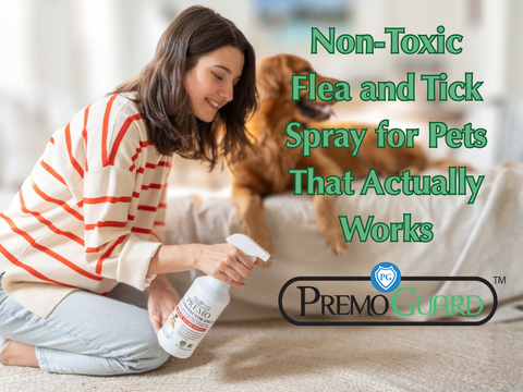 Non-Toxic Flea and Tick Spray for Pets That Actually Works