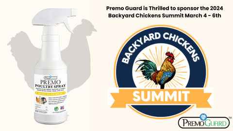 Premo Guard sponsoring the 2024 Backyard Chickens Summit March 4 - 6