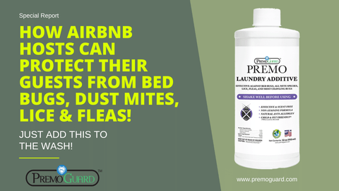 how airbnb hosts can protect their guests from bed bugs, dust mites, lice & fleas!