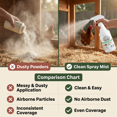 Chicken Coop Odor Control Spray | Neutralizes Ammonia Smell | Premo Guard