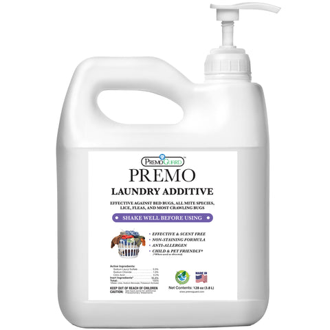 Bed Bug & Mite Killer Laundry Additive - All Natural Non-Toxic - By Premo Guard