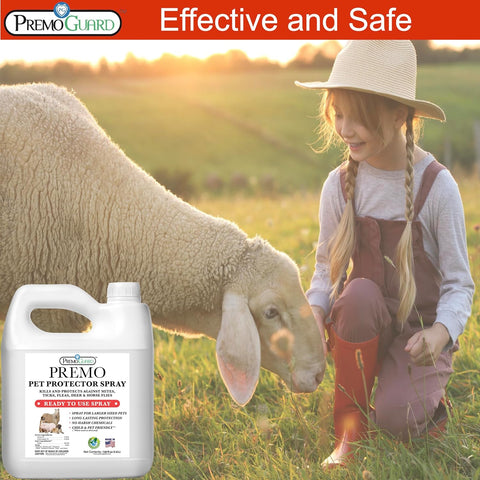 Pet Protector 128 oz - Plant Based All Natural Non-Toxic - By Premo Guard