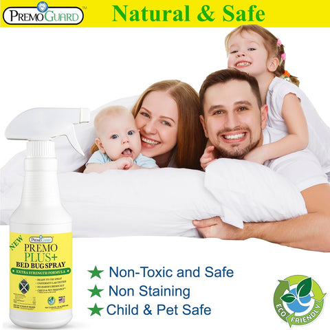 Bed Bug Plus - 32 oz - All Natural Non-Toxic - By Premo Guard