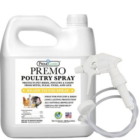 Premo Guard  Poultry Spray 128 oz & Pet 32 oz Bundle