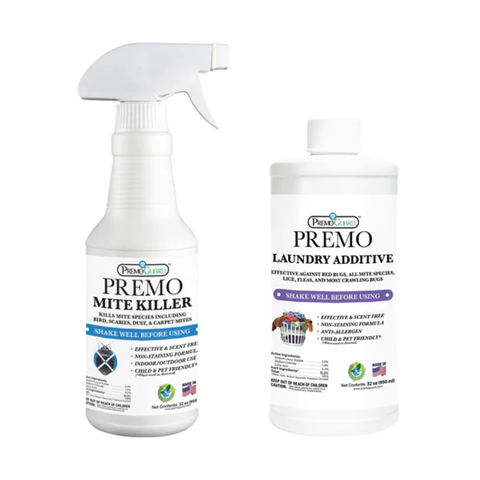 Premo Mite Killer 32 oz & Premo Laundry Additive 32 oz Bundle and Save 20%