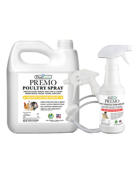 Premo Guard  Poultry Spray 128 oz & Pet 32 oz Bundle