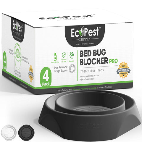 Bed Bug Blocker (Pro)™ — 4 Pack | Interceptors, Monitors, and Traps by EcoPest Supply