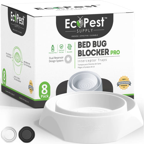 Bed Bug Blocker (Pro)™ — 8 Pack | Interceptors, Monitors, and Traps by EcoPest Supply