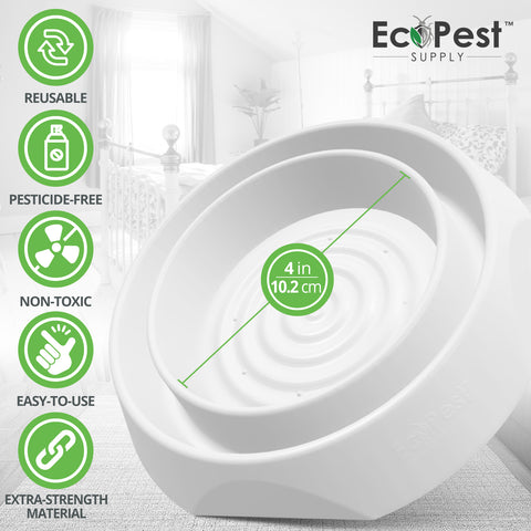 Bed Bug Blocker (Pro)™ — 4 Pack | Interceptors, Monitors, and Traps by EcoPest Supply